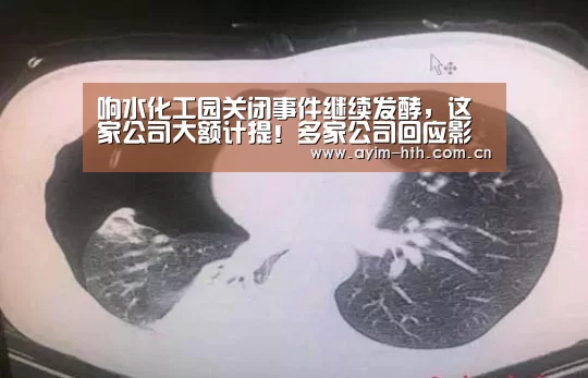 响水化工园关闭事件继续发酵,这家公司大额计提!多家公司回应影响“华体会入口”(图2) 响水化工园关闭事件继续发酵,这家公司大额计提!多家公司回应影响“华体会入口”(图2)